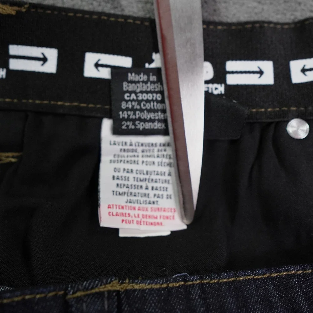 Lois Brad Slim Jeans Men 38x27.5 Dark Blue Straight Leg Stretch Comfort Waist